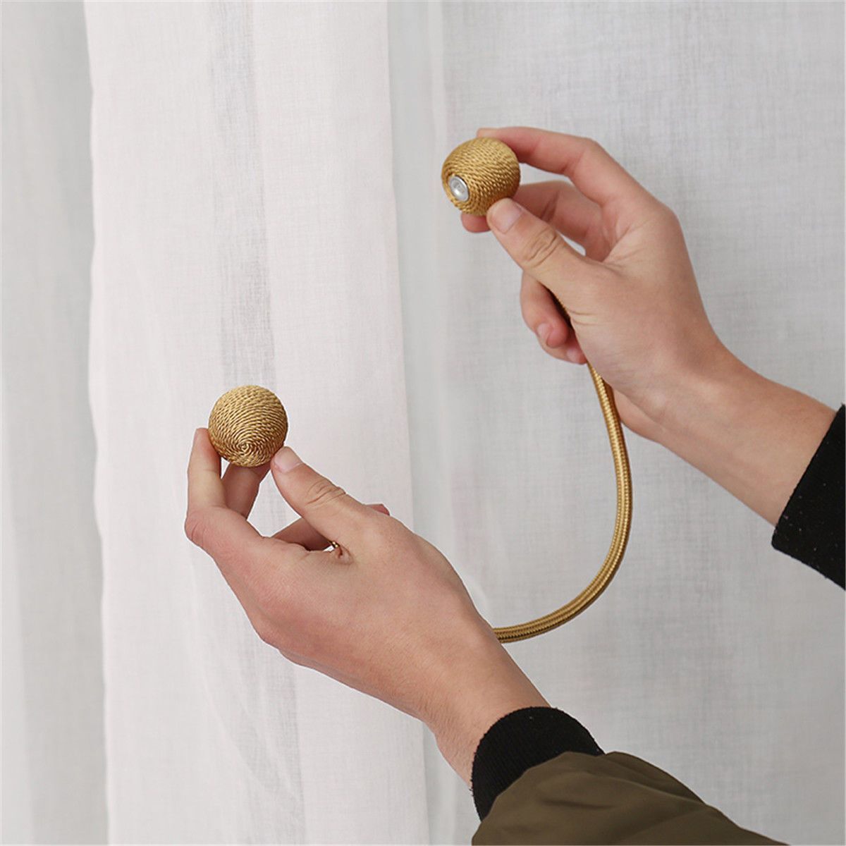 Magnetic Curtain Tie Backs - Mounteen. Worldwide shipping available.