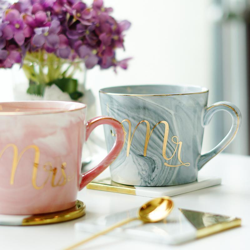 Mr & Mrs Coffee Mugs - Mounteen. Worldwide shipping available.