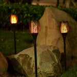 Outdoor Solar Flame Torch Lights - Mounteen. Worldwide shipping available.