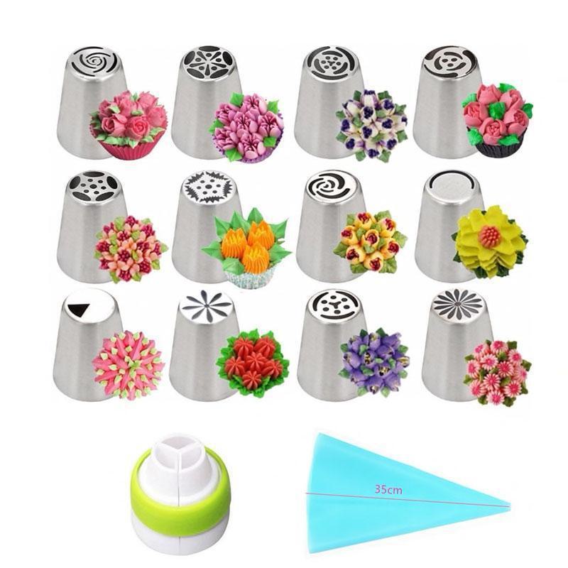 Russian Tulip Icing Nozzle Set - Mounteen. Worldwide shipping available.