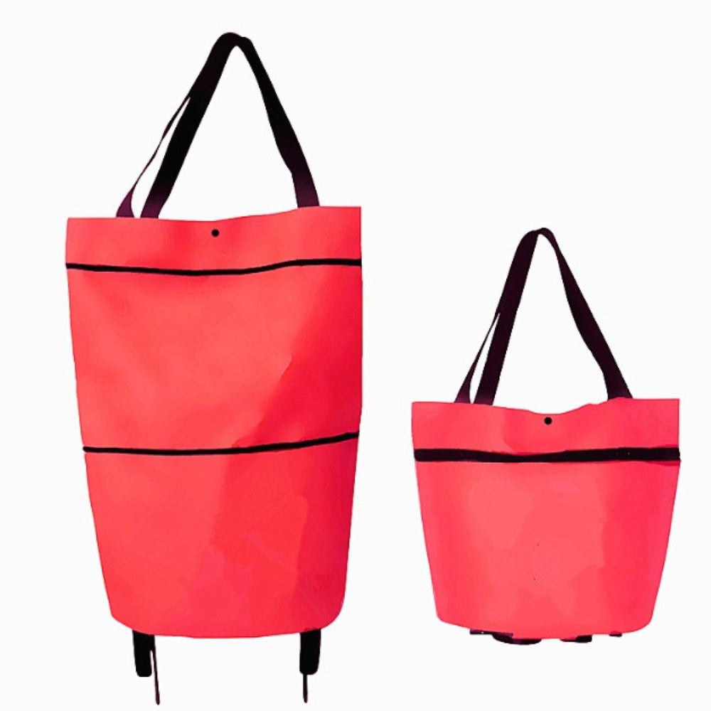 Shopping Bag With Folding Wheels - Mounteen. Worldwide shipping available.