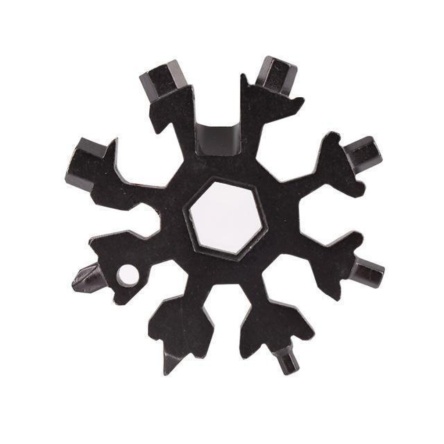 Snowflake Keychain Tool - Mounteen. Worldwide shipping available.