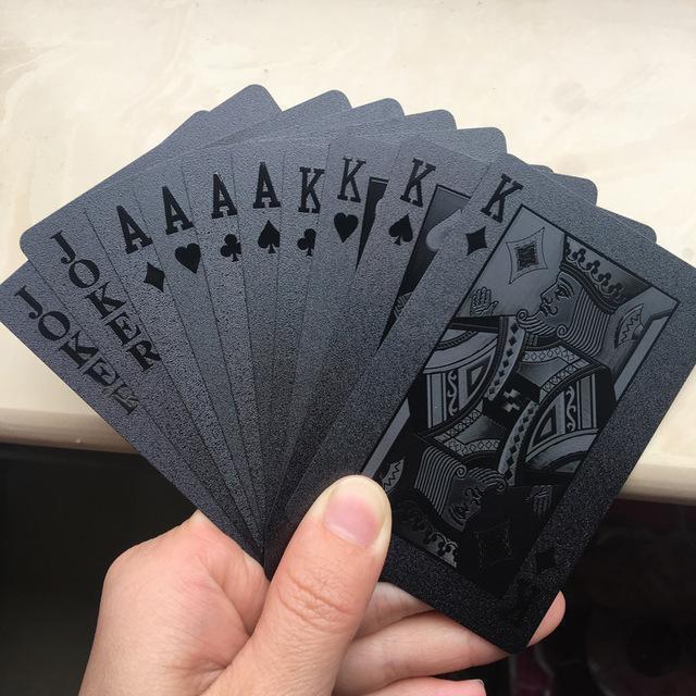 Waterproof Black Diamond Playing Cards - Mounteen. Worldwide shipping available.