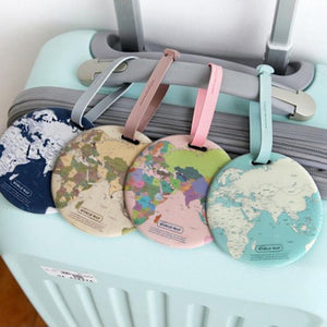 World Map Luggage Tag - Mounteen. Worldwide shipping available.
