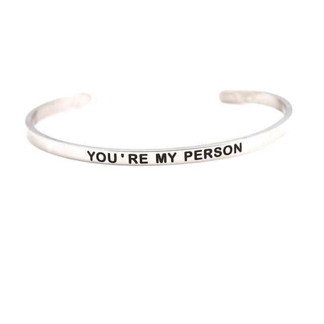 You're My Person Bracelet - Mounteen. Worldwide shipping available.