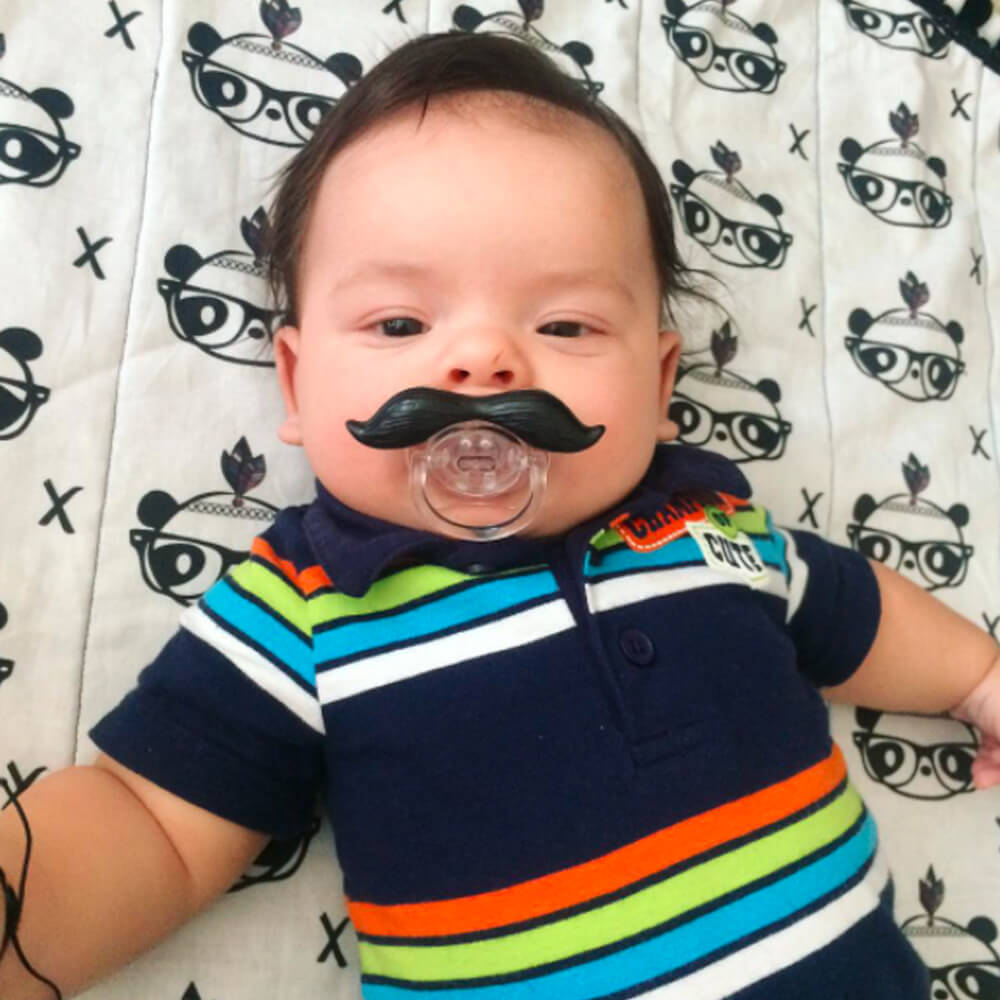 Mustache Pacifier For Babies. Shop Pacifiers & Teethers on Mounteen. Worldwide shipping available.