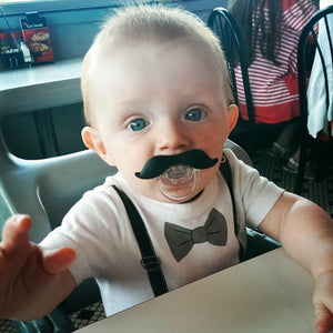 Mustache Pacifier For Babies. Shop Pacifiers & Teethers on Mounteen. Worldwide shipping available.