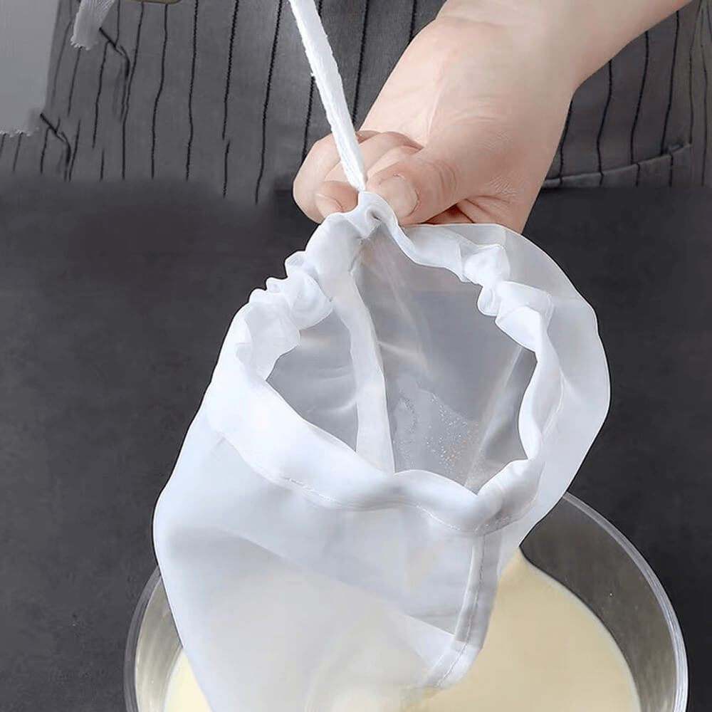Nylon Reusable Food Filter Bag Strainer. Shop Colanders & Strainers on Mounteen. Worldwide shipping available.