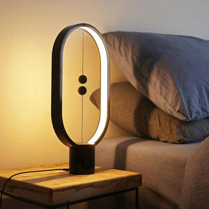 Original "Balance" Wood Magnetic LED Oval Table Lamp. Shop Night Lights & Ambient Lighting on Mounteen. Worldwide shipping available.