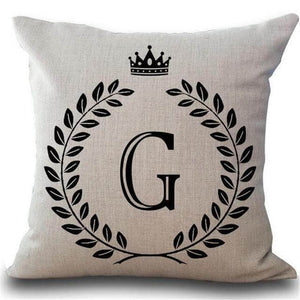 Personalized Alphabet Pillow Cover. Shop Pillowcases & Shams on Mounteen. Worldwide shipping available.