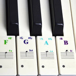 Piano Key Note Stickers. Shop Musical Keyboard Accessories on Mounteen. Worldwide shipping available.