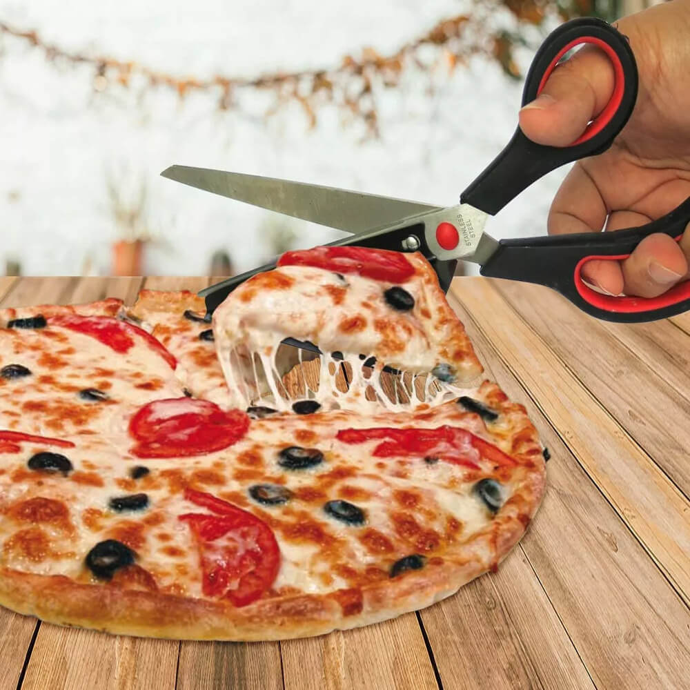 Pizza Cutting Scissors with Detachable Spatula. Shop Pizza Cutters on Mounteen. Worldwide shipping available.