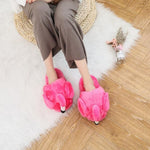 Plush Pink Flamingo Slippers. Shop Shoes on Mounteen. Worldwide shipping available.