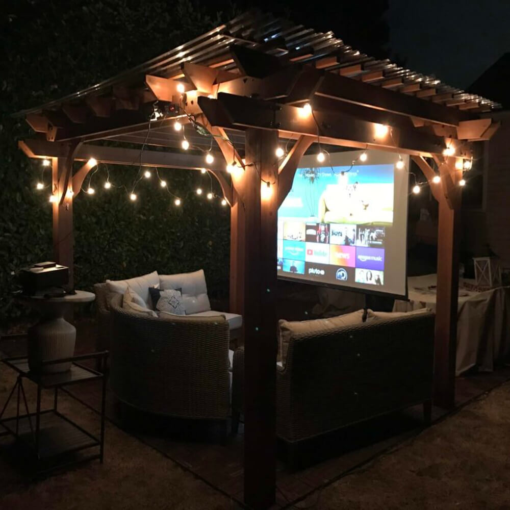 Portable Anti-Light Outdoor Projector Screen. Shop Projection Screens on Mounteen. Worldwide shipping available.