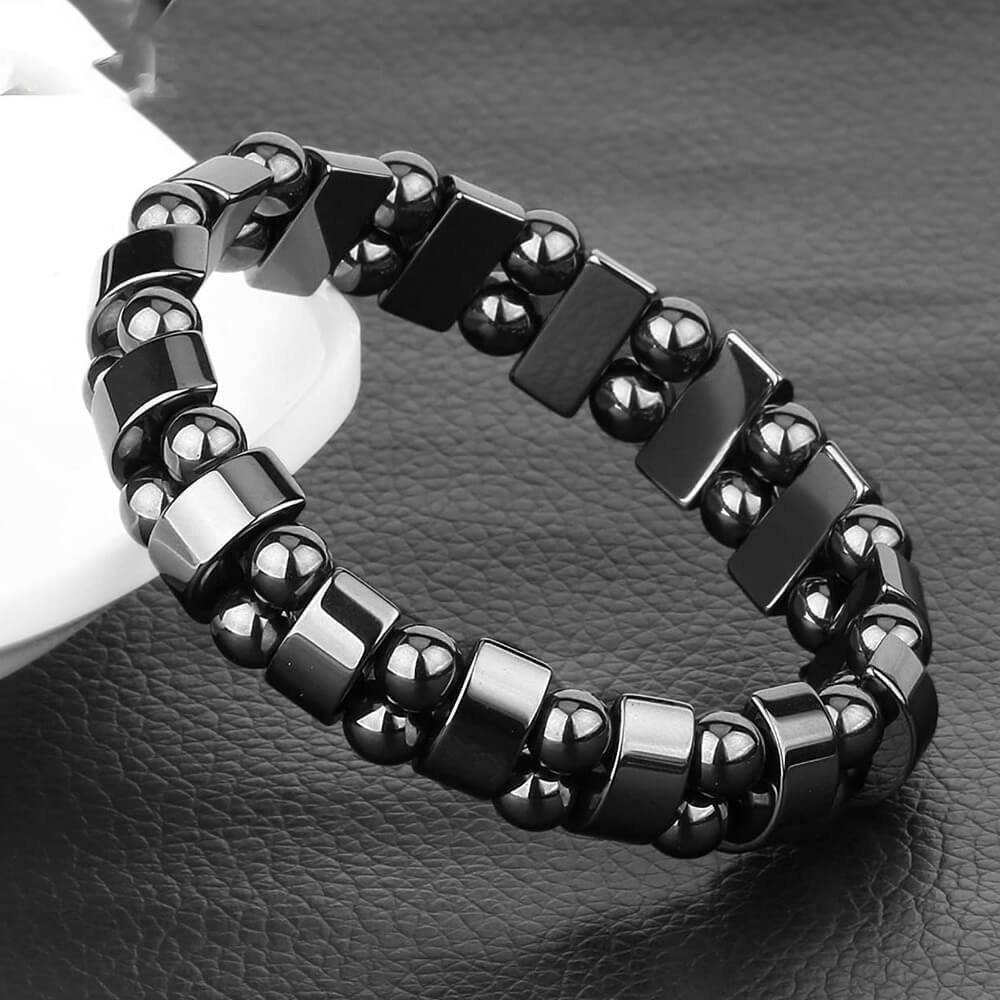 Pure Hematite Magnetic Detox Bracelet. Shop Bracelets on Mounteen. Worldwide shipping available.
