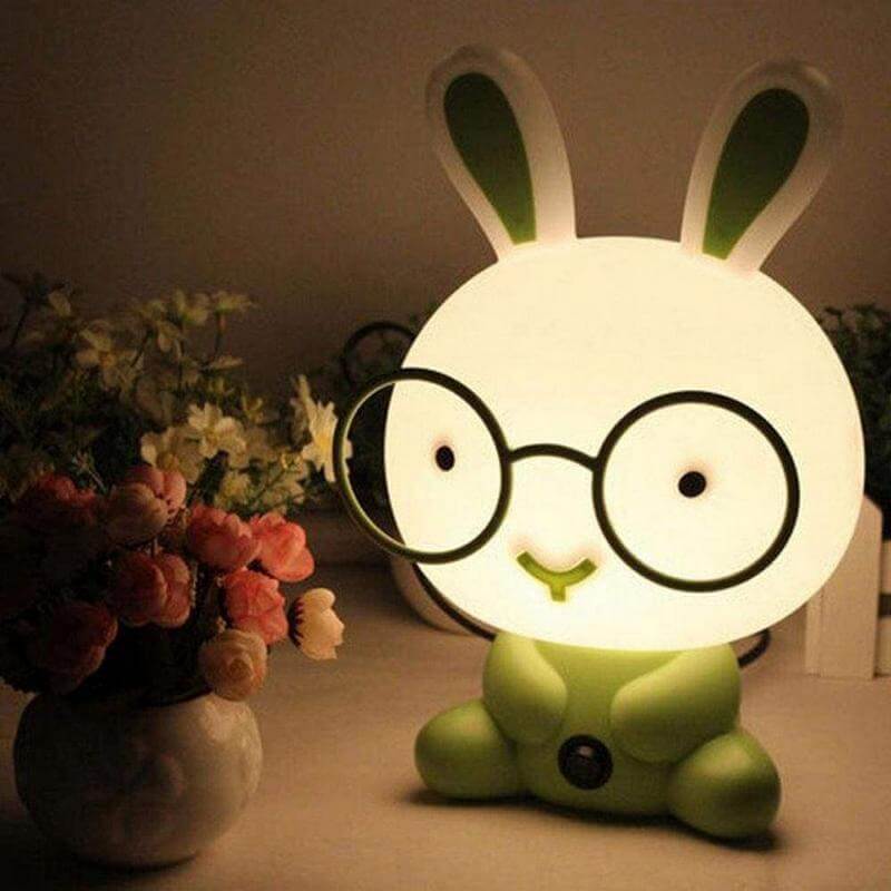 Rabbit in Glasses Night Lamp