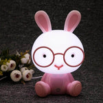 Bunny with glasses decor