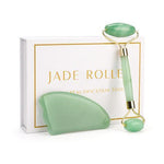 Real Jade Facial Roller and Gua Sha Set. Shop Manual Massage Tools on Mounteen. Worldwide shipping available.