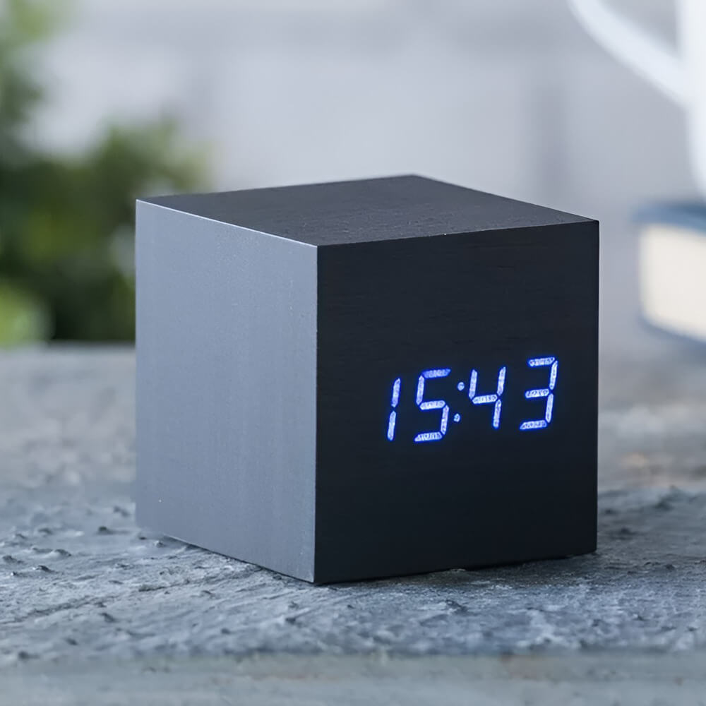 Real Wood Alarm Clock. Shop Alarm Clocks on Mounteen. Worldwide shipping available.