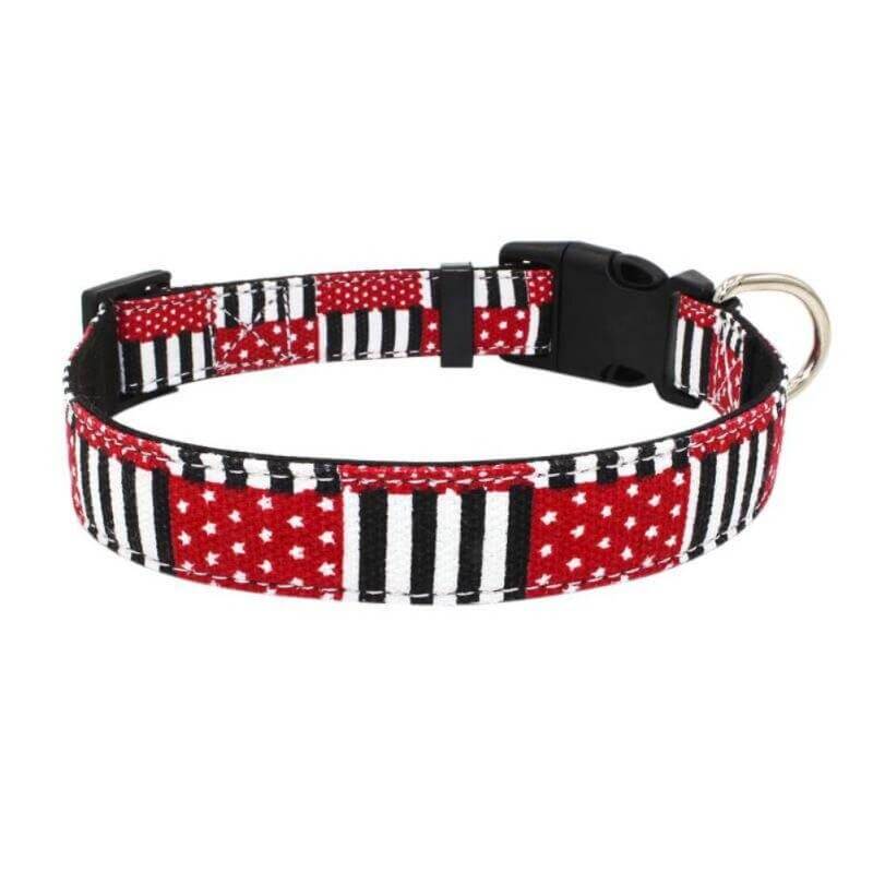 Red And Black Dog Collar