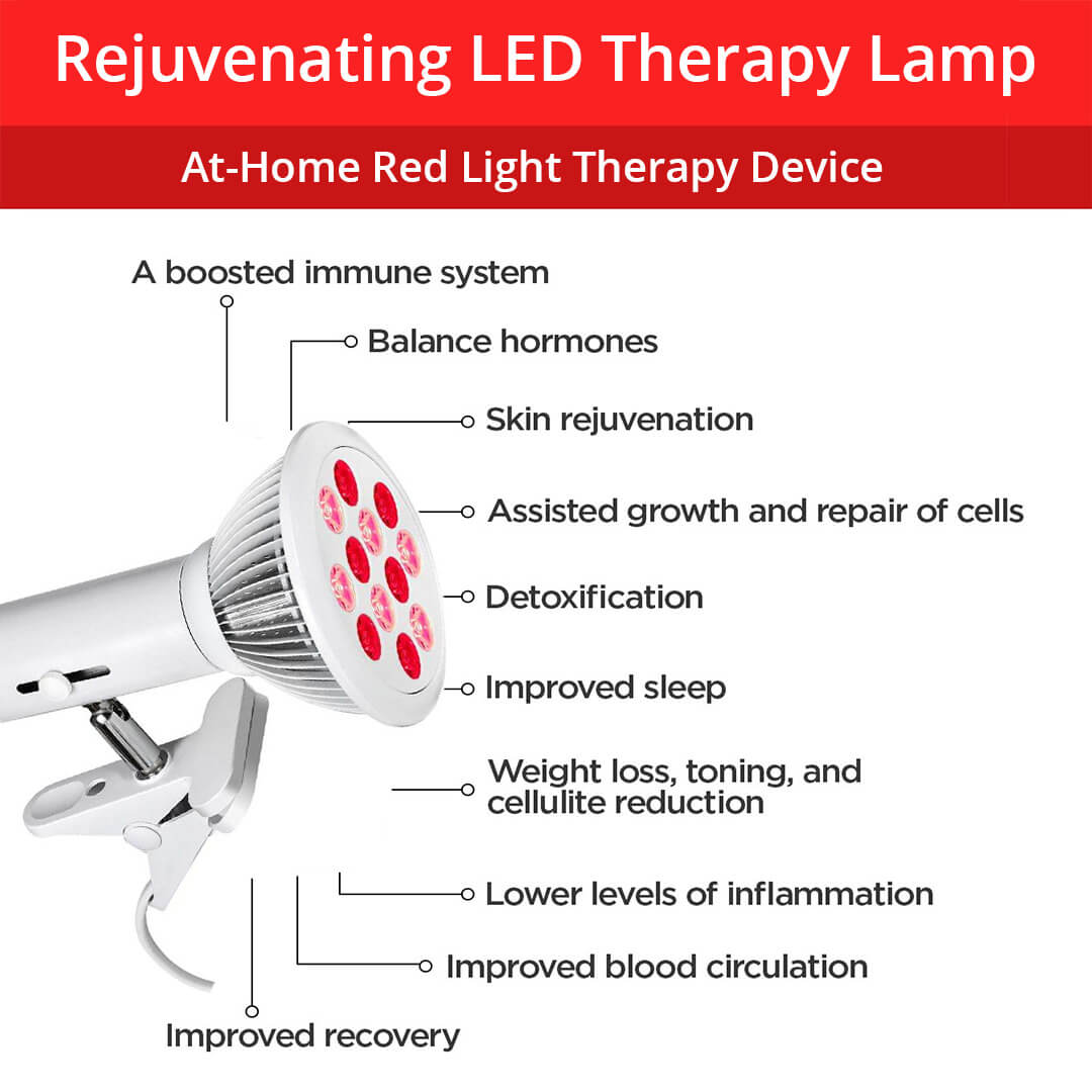 Rejuvenating LED Therapy Spa Facial Vitamin D Infrared Lamp. Shop Light Therapy Lamps on Mounteen. Worldwide shipping available.