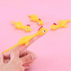Rubber Chicken Flingers Toy. Shop Activity Toys on Mounteen. Worldwide shipping available.