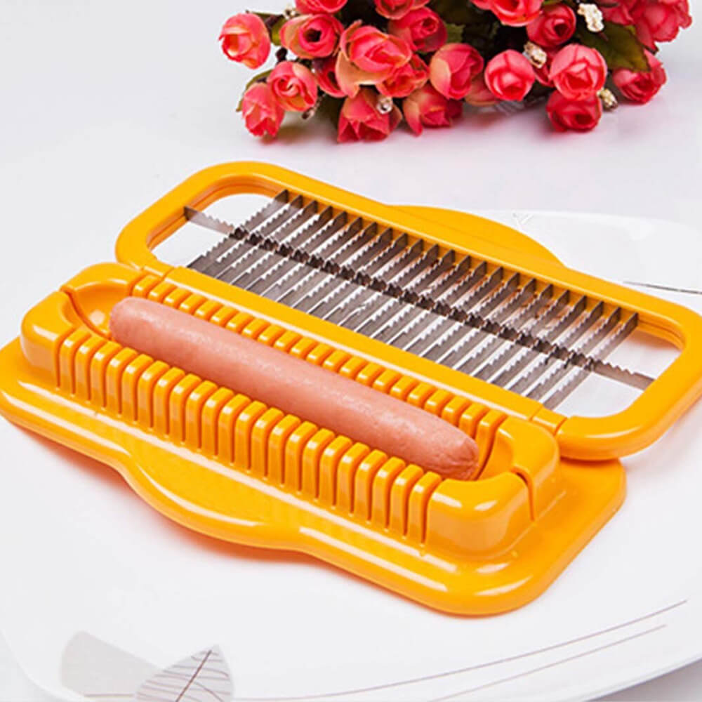Sausages & Hot Dog Slicer Tool. Shop Kitchen Slicers on Mounteen. Worldwide shipping available.