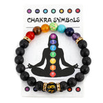 Seven Chakra Energy Bracelet. Shop Bracelets on Mounteen. Worldwide shipping available.
