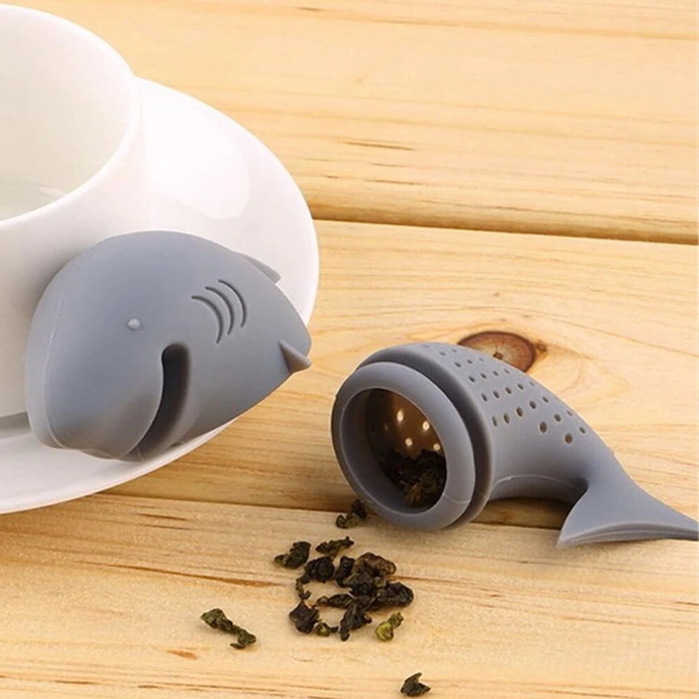 Shark Shaped Silicone Tea Strainer. Shop Tea Strainers on Mounteen. Worldwide shipping available.
