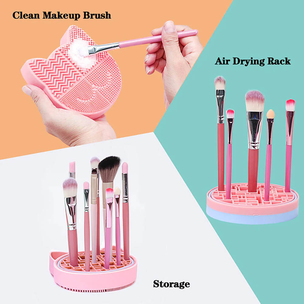Silicone Makeup Brush Cleaner And Storage Rack. Shop Storage & Organization on Mounteen. Worldwide shipping available.