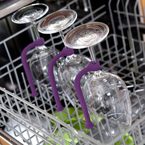 Silicone Wine Glass Holder for Dishwasher Set. Shop Dish Racks & Drain Boards on Mounteen. Worldwide shipping available.