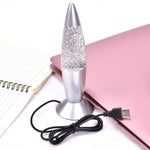 Silver Glitter Lava Lamp. Shop Lamps on Mounteen. Worldwide shipping available.