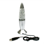 Silver Glitter Lava Lamp. Shop Lamps on Mounteen. Worldwide shipping available.