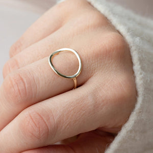 Simple Design Circle Ring. Shop Jewelry on Mounteen. Worldwide shipping available.