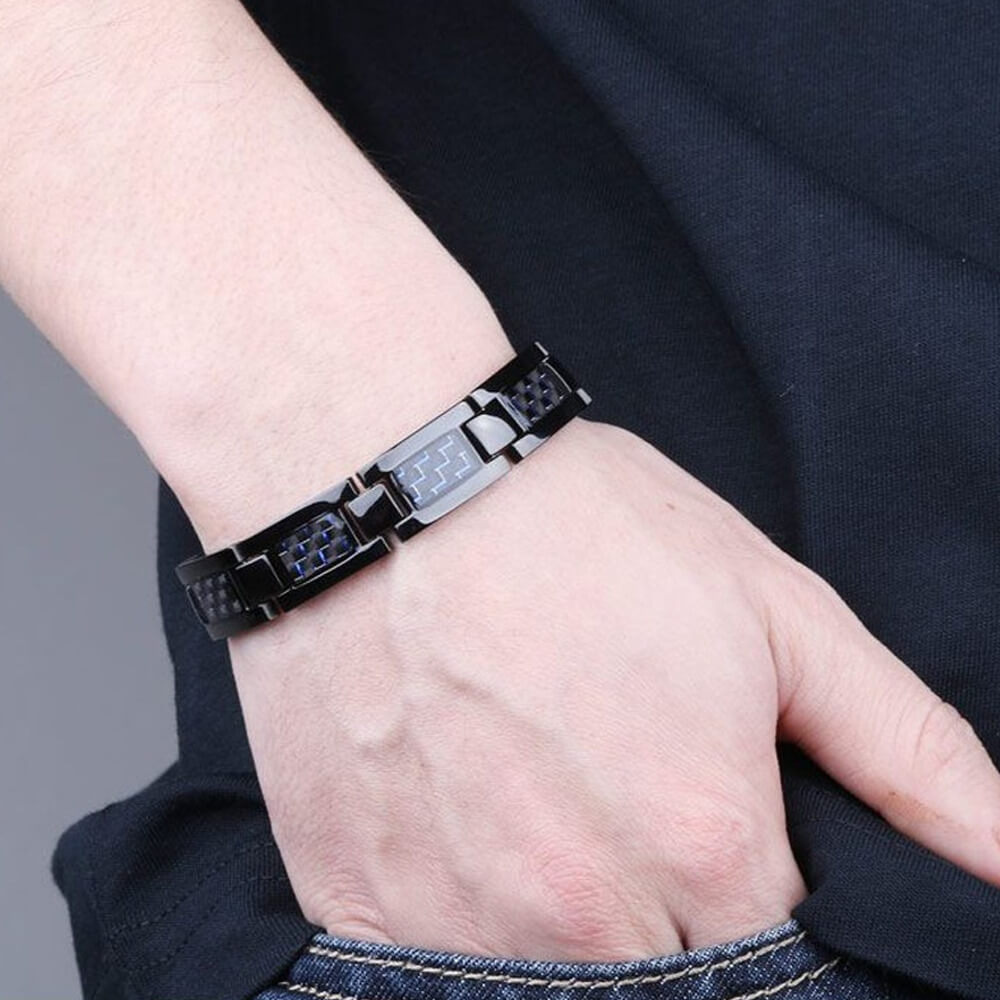Slimming Therapy Titanium Magnetic Bracelet. Shop Bracelets on Mounteen. Worldwide shipping available.