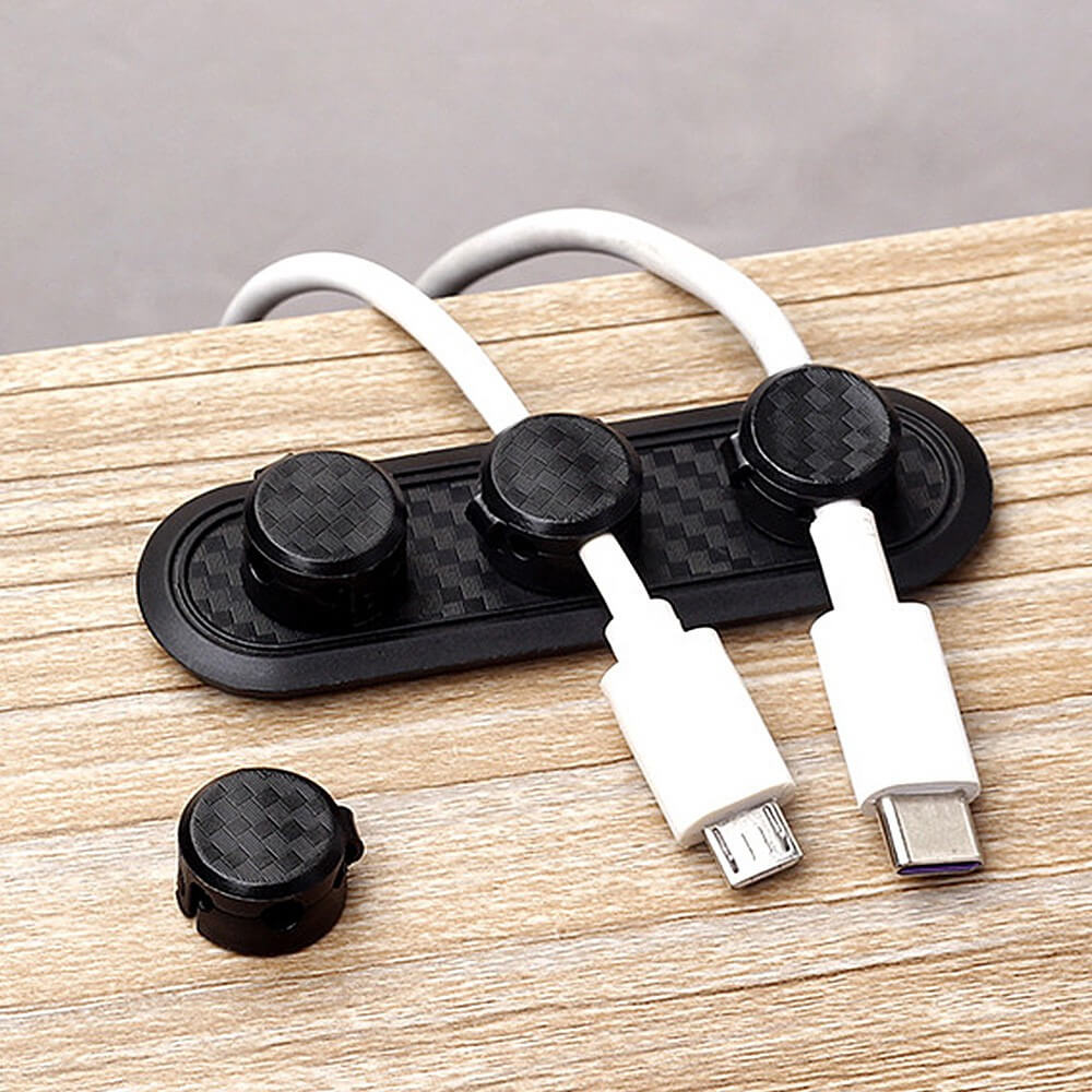 Small Adhesive Magnetic Cable Holder & Organizer. Shop Cable Management on Mounteen. Worldwide shipping available.