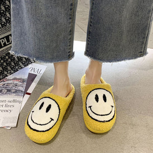 Smiley Face Slippers For A Comfy Experience. Shop Shoes on Mounteen. Worldwide shipping available.