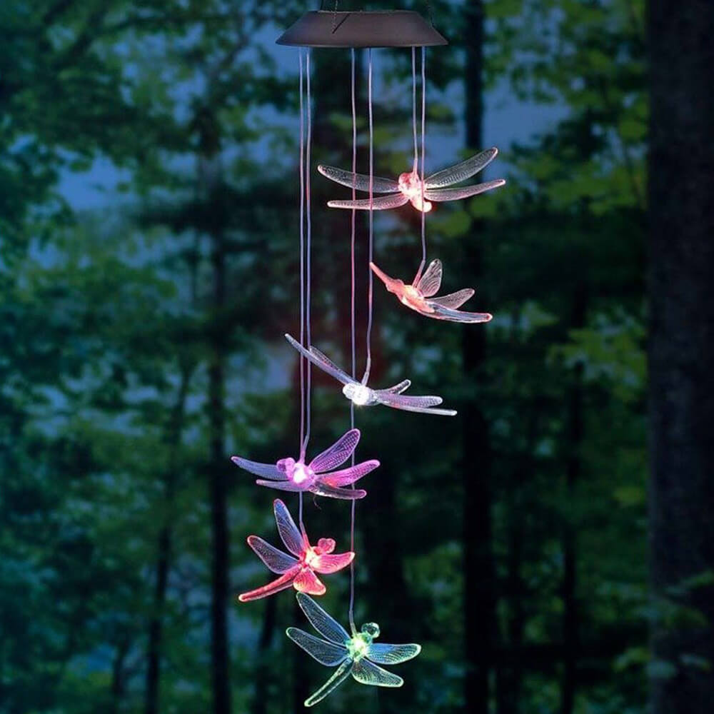 Solar Dragonfly Wind Chime. Shop Wind Chimes on Mounteen. Worldwide shipping available.
