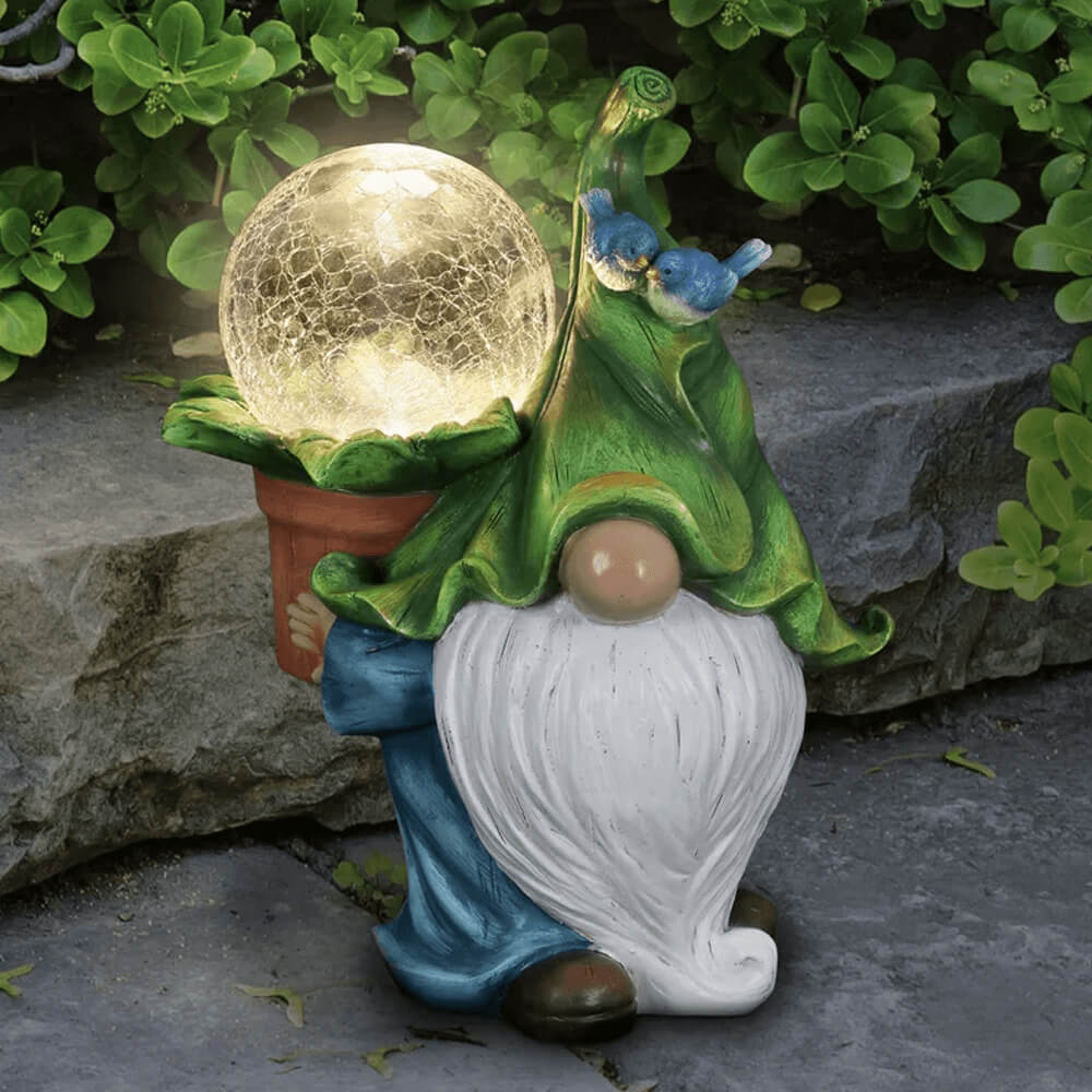 Solar Garden Gnomes. Shop Figurines on Mounteen. Worldwide shipping available.