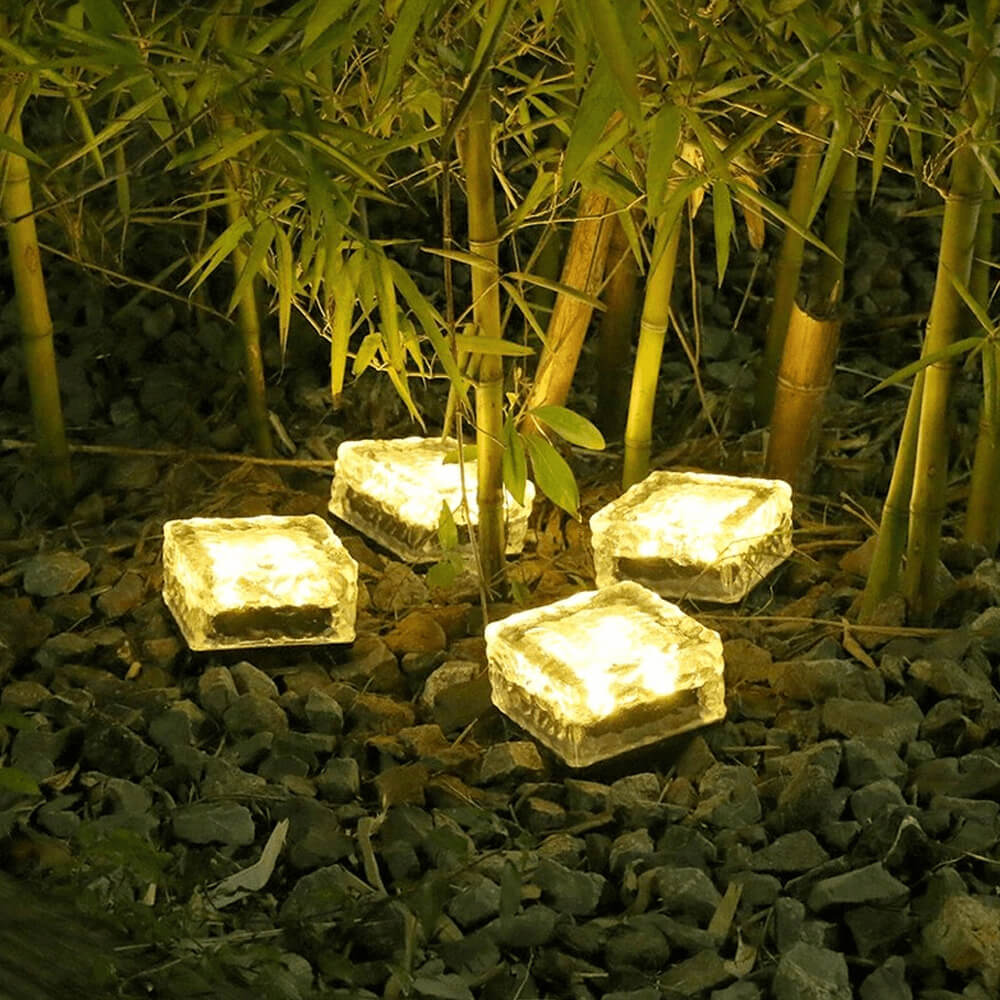 Solar Glass Brick Lights. Shop Landscape Pathway Lighting on Mounteen. Worldwide shipping available.