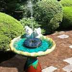 Solar Powered Bird Bath Fountain. Shop Fountains & Ponds on Mounteen. Worldwide shipping available.
