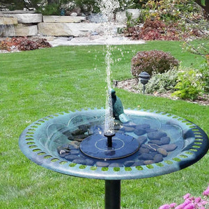 Solar Powered Water Fountain. Shop Fountains & Waterfalls on Mounteen. Worldwide shipping available.