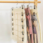 Space Saving Multi Pants Hanger With Clips. Shop Hangers on Mounteen. Worldwide shipping available.