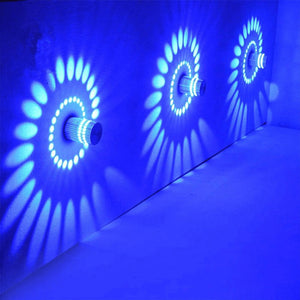 Spiral Hole LED Wall Light. Shop Wall Light Fixtures on Mounteen. Worldwide shipping available.