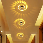 Spiral Lighting Effect LED Wall Lamp. Shop Wall Light Fixtures on Mounteen. Worldwide shipping available.