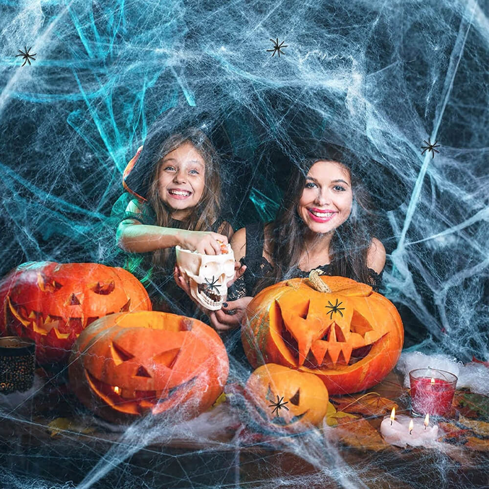 Spooky Halloween Spider Web Decor. Shop Seasonal & Holiday Decorations on Mounteen. Worldwide shipping available.