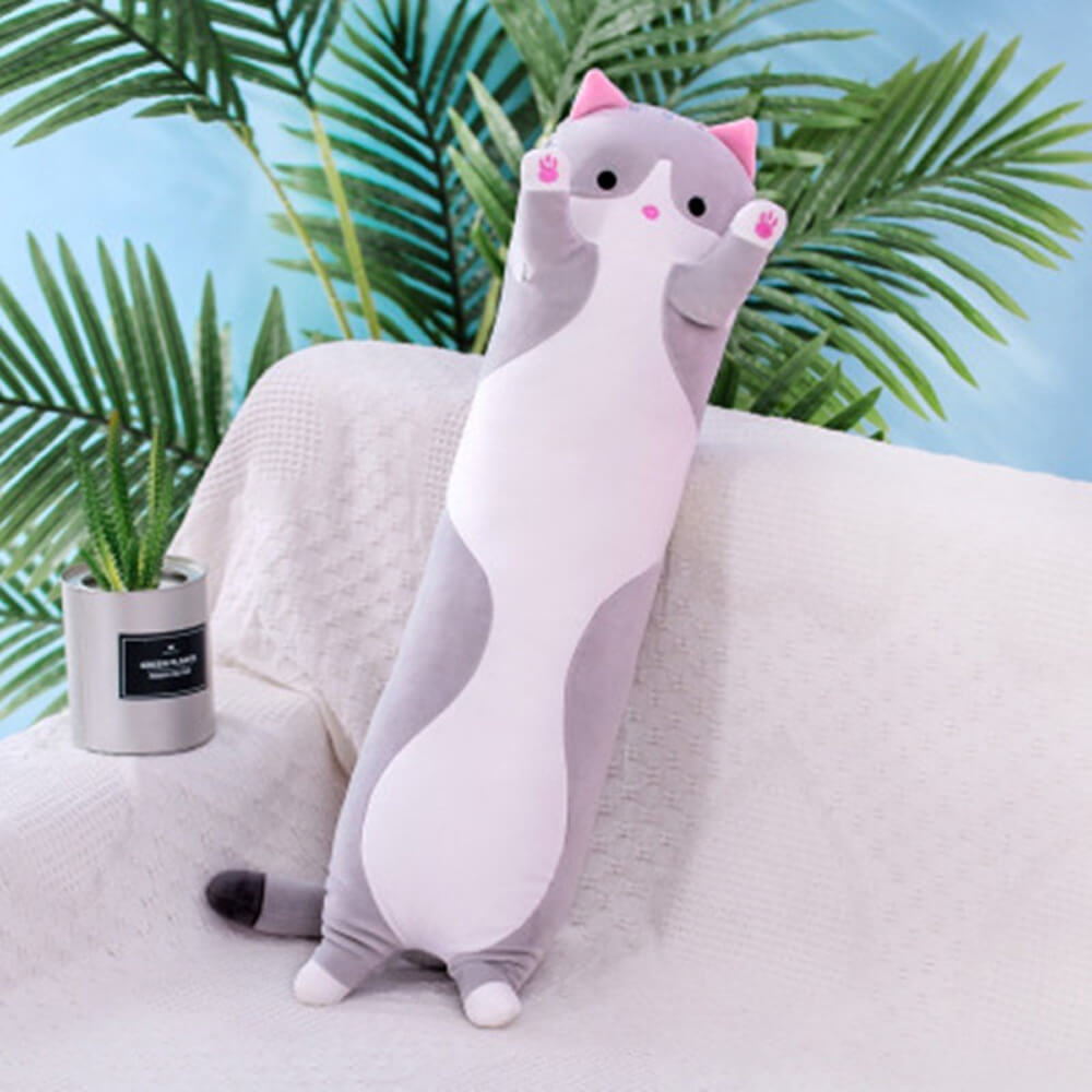 Squishy Cat Body Pillow Cuddle Buddy. Shop Throw Pillows on Mounteen. Worldwide shipping available.