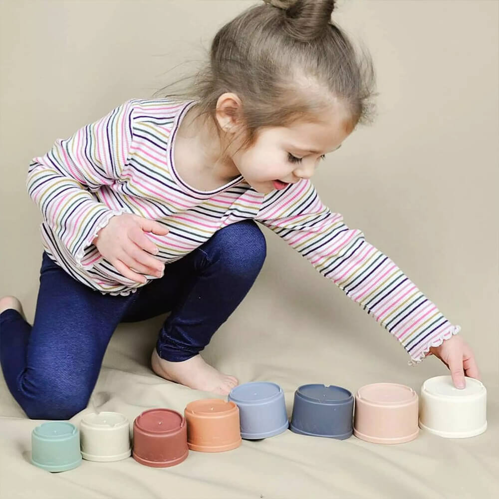 Stacking & Nesting Cups Toy For Toddlers. Shop Baby Toys & Activity Equipment on Mounteen. Worldwide shipping available.