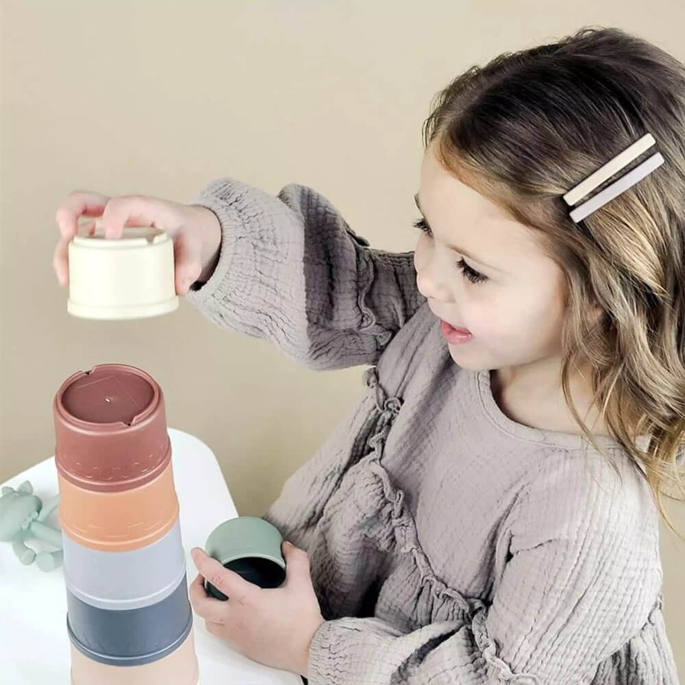 Stacking & Nesting Cups Toy For Toddlers. Shop Baby Toys & Activity Equipment on Mounteen. Worldwide shipping available.