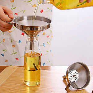 Stainless Steel Kitchen Oil Funnel. Shop Funnels on Mounteen. Worldwide shipping available.